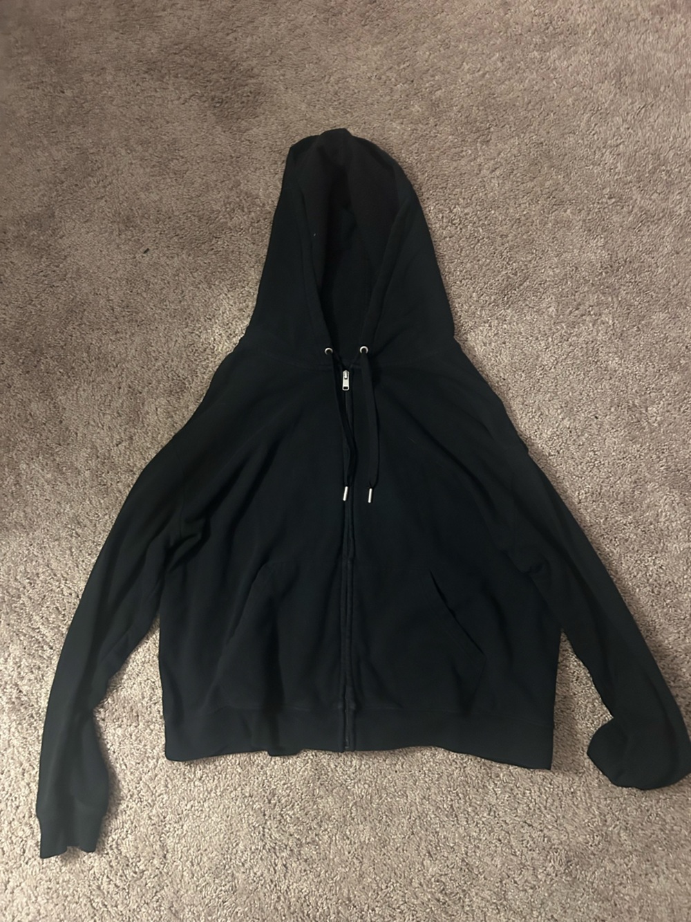 Auden Black Zip-Up Hoodie